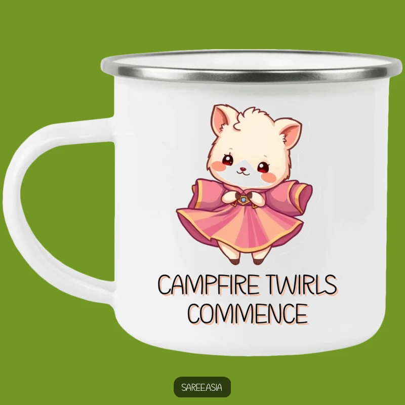 Adventure-Ready Funny Twirling Animal Camping Mug: Style Meets the Outdoors