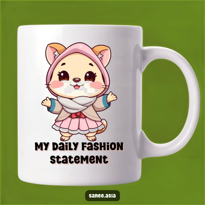 Funny Posing Animal Mug: A Hilarious Gift for Fashionistas and Pet Lovers