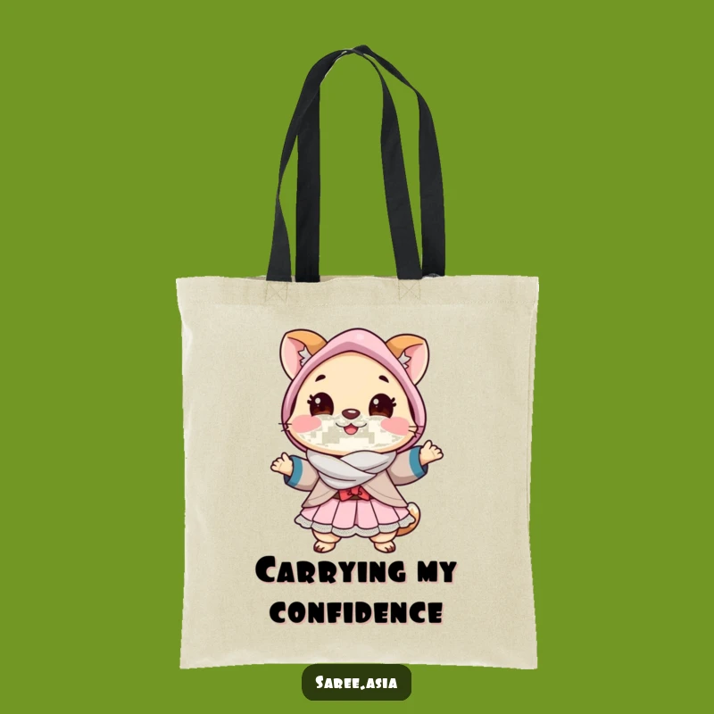 Funny Posing Animal Tote Bag: Carry Your Style with Confidence